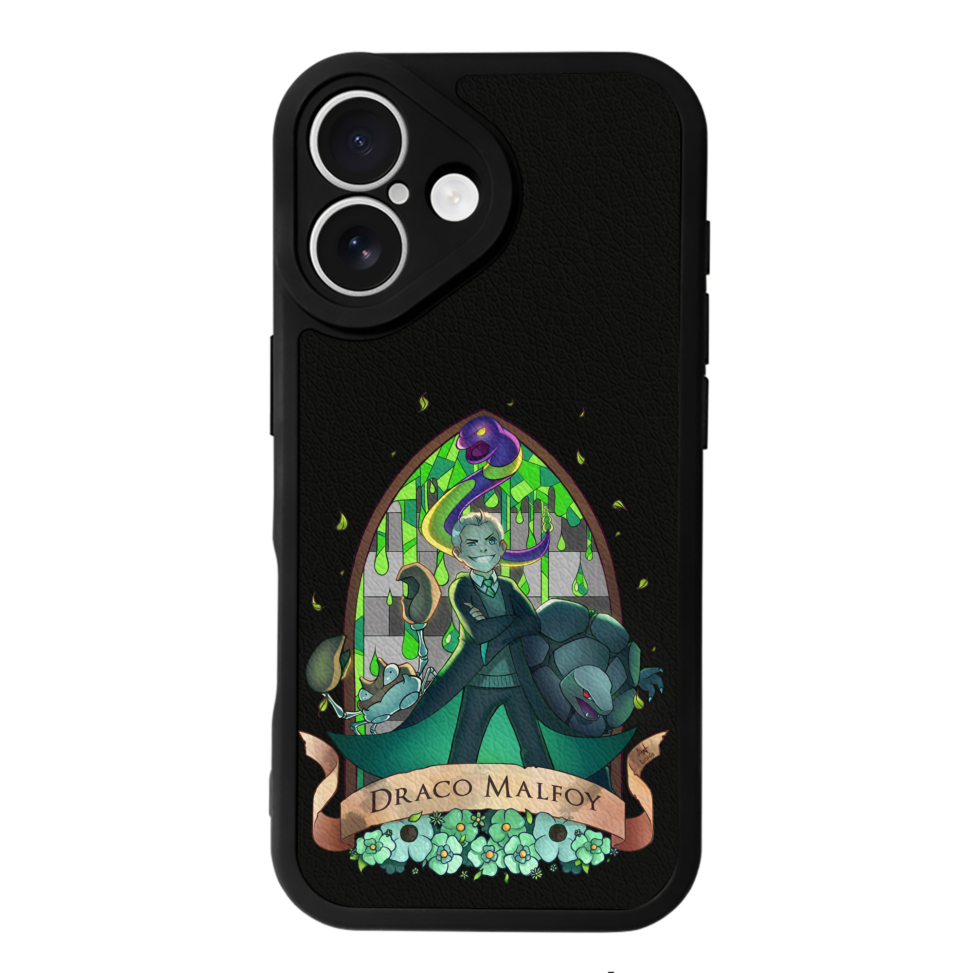 （画像用） Harry Potter ハリー・ポッターシリーズ 【iPhone 16シリーズ対応】シリコンスマホケース（レザー調） 材質：シリコン
